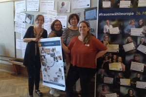 Plakatausstellung #frauenwählteuropa am 11. Juni 2019 im Alten Rathaus Kiel