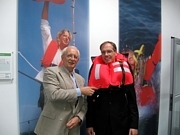 Jan-Ulrich Bernhardt und Landrat Dr. Wolfgang Grimme 