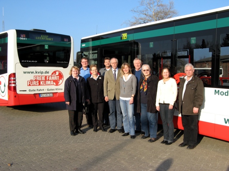 Einsatz von Klima-Bussen bei der KViP